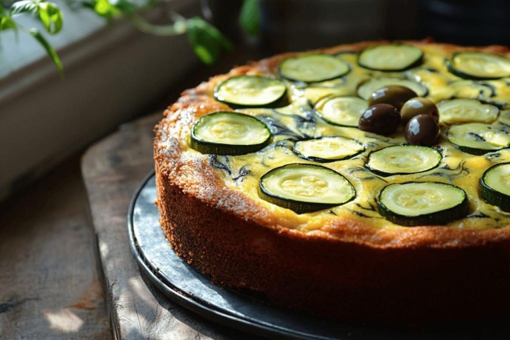 « On dirait un cake marbré » : ce cake courgette et olive est l’allié des pique-niques