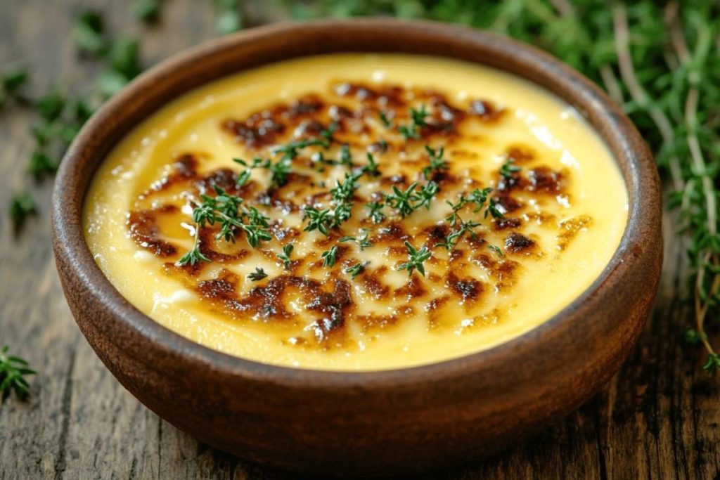 « On dirait une crème brûlée » : cette version salée au chèvre et thym va vous étonner