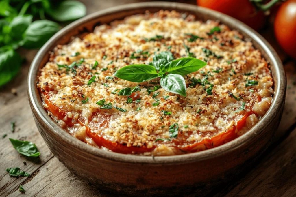 « J’étais sûr que c’était un crumble sucré » : ce crumble salé tomates-basilic est une révélation