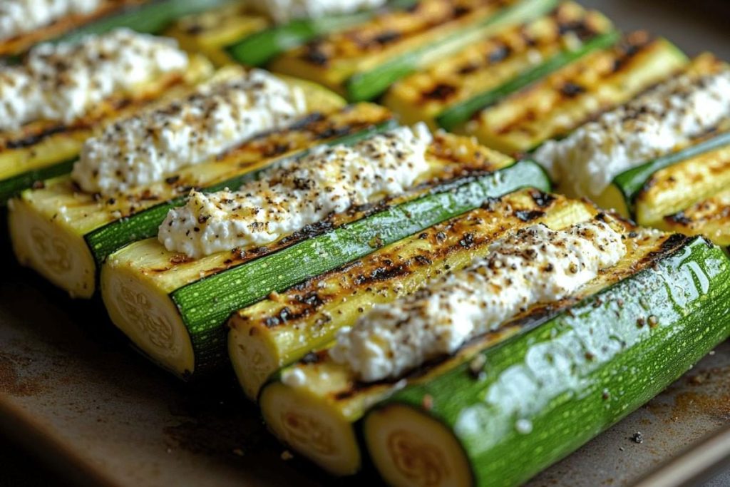 « On croirait un banana split » : cette assiette de courgette grillée et ricotta est déconcertante