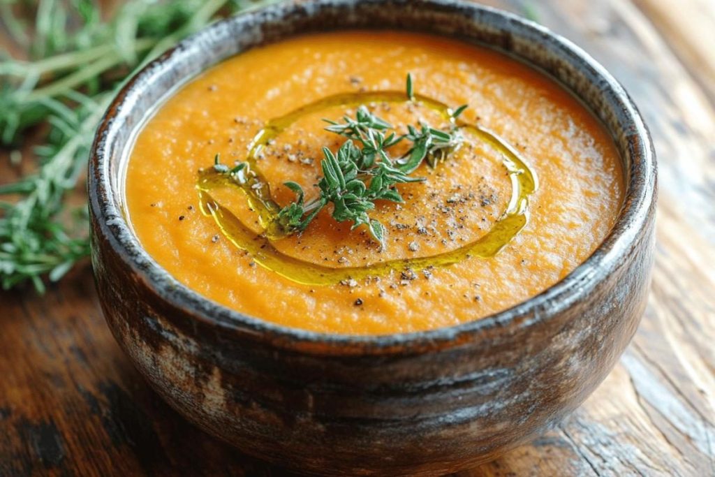 Soupe de carottes rôties : l’astuce simple qui sublime tout