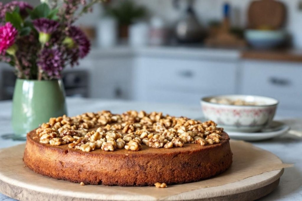 Ce cake aux noix d’octobre cache une astuce simple : tout le monde en reprend