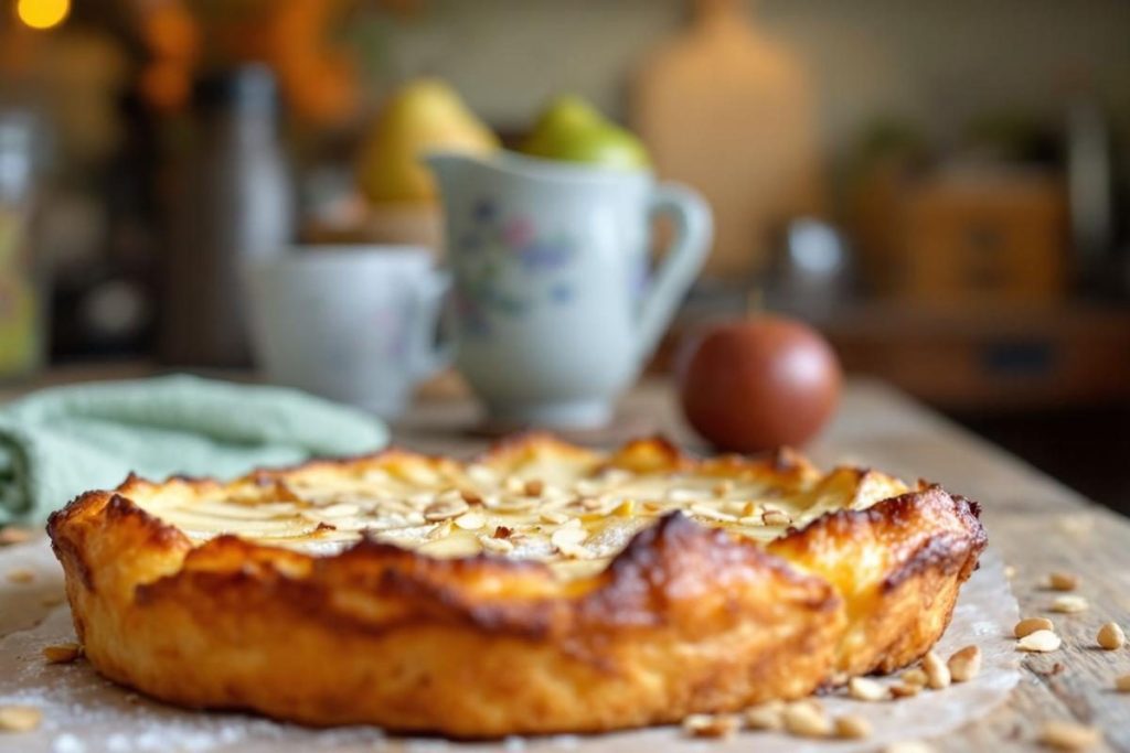 Ce clafoutis poires-amandes ultra moelleux va adoucir vos fins de repas automnales – recette doudou