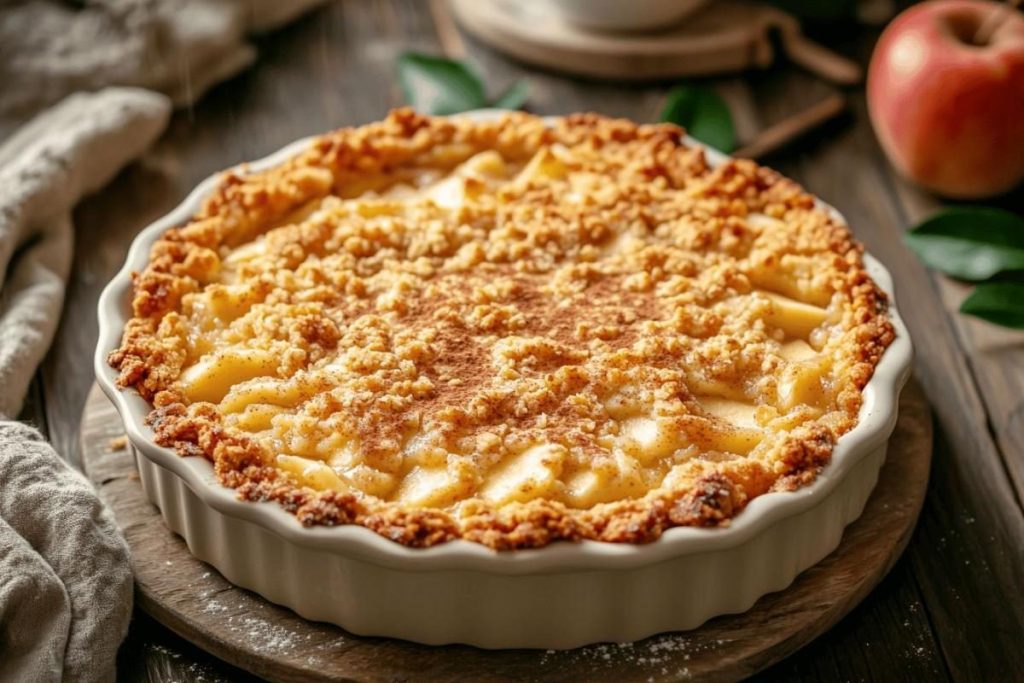 Ce crumble d’automne tient en 4 ingrédients : une douceur qui disparaît en un clin d’œil