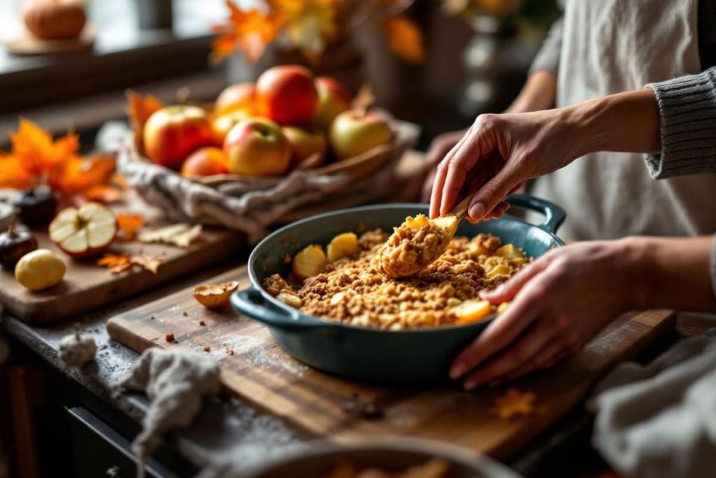 « Cette recette de crumble aux pommes a complètement changé mes goûters d’octobre »