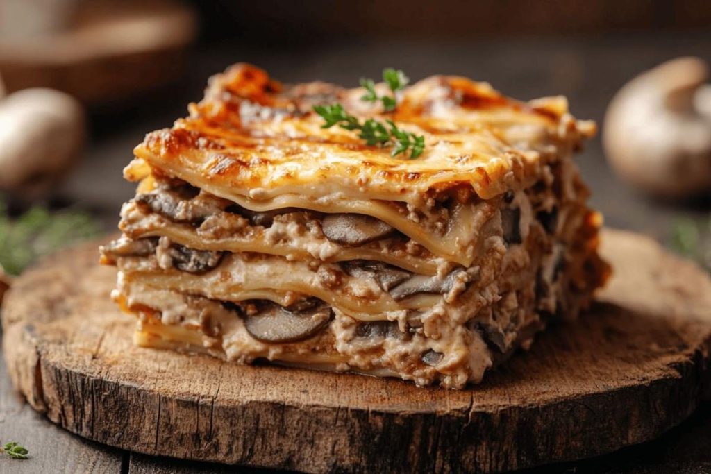 Ces lasagnes aux champignons et béchamel légère vont devenir votre plat favori de l’automne