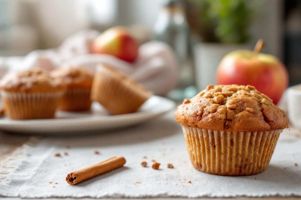 Ces muffins d’octobre aux pommes et à la cannelle cachent une astuce simple : ils disparaissent aussitôt