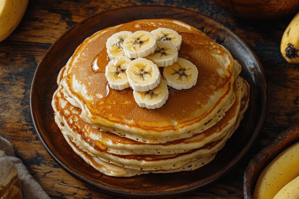 Voici les pancakes moelleux de la rentrée avec une banane et sans lait !