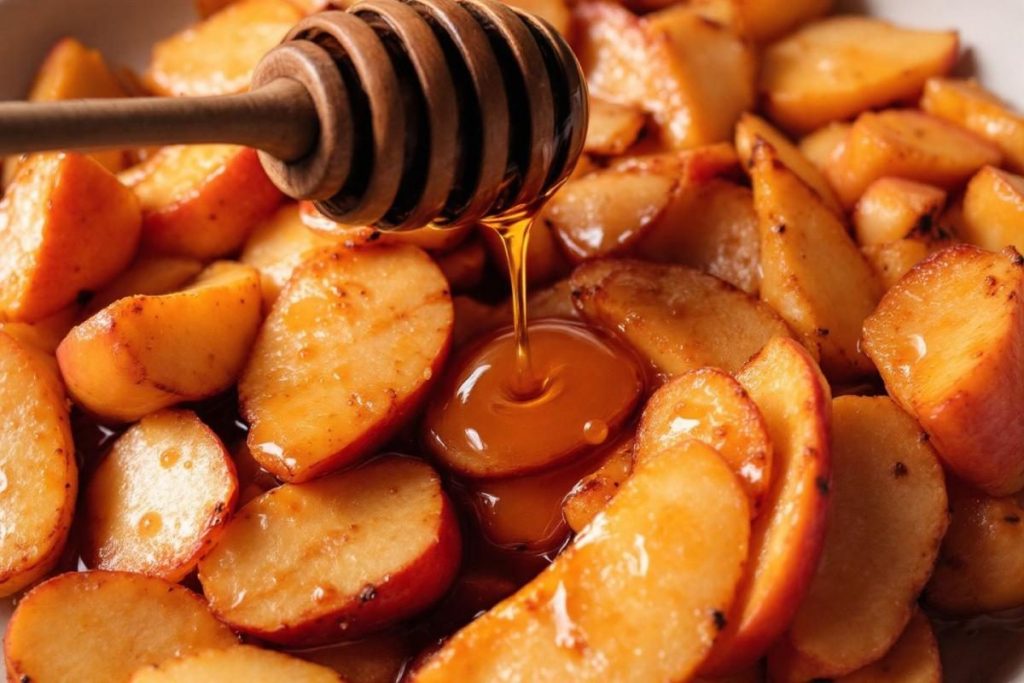 Mon dessert d’automne préféré : ces pommes rôties au miel fondent et s’évanouissent aussitôt