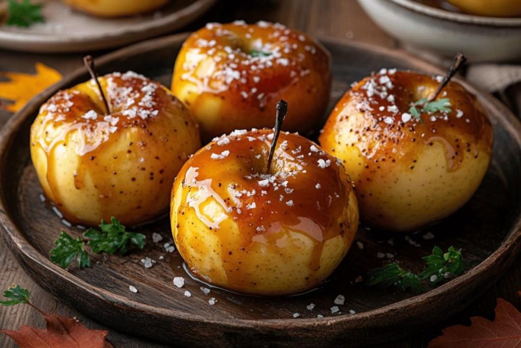 Ces pommes rôties cachent une touche sucrée-salée : tout le monde tombe sous le charme