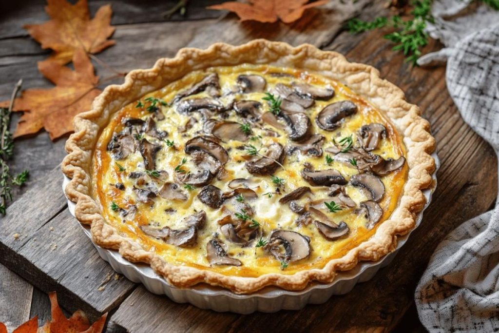 En 5 ingrédients, réussissez la quiche forestière la plus gourmande de septembre.