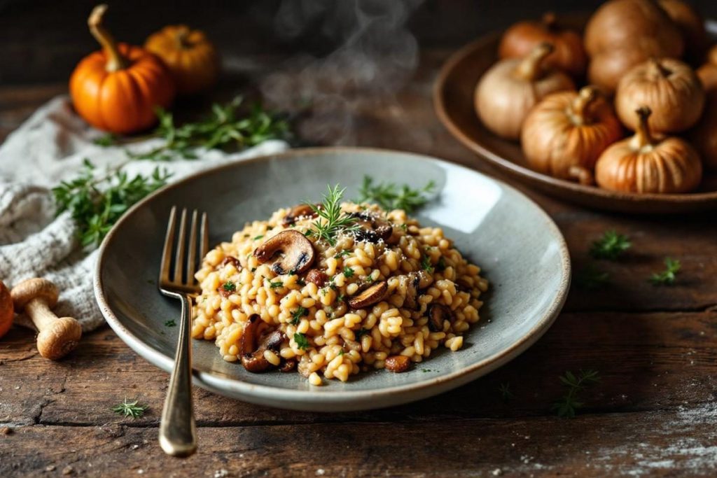 Ce risotto crémeux aux champignons sauvages va réconforter vos dîners froids – recette chaleureuse