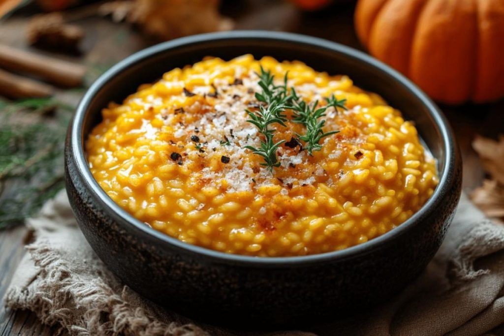 6 ingrédients suffisent pour le risotto de potiron le plus réconfortant spécial septembre