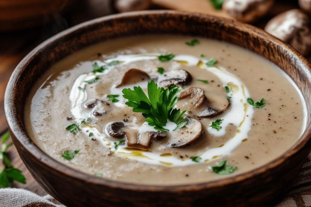 Cette soupe de champignons crémeuse va changer vos soirées d’automne pour toujours !
