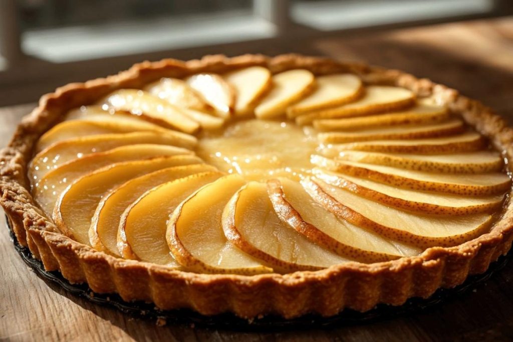 Réussissez la tarte aux poires la plus généreuse de la saison avec juste 5 ingrédients.