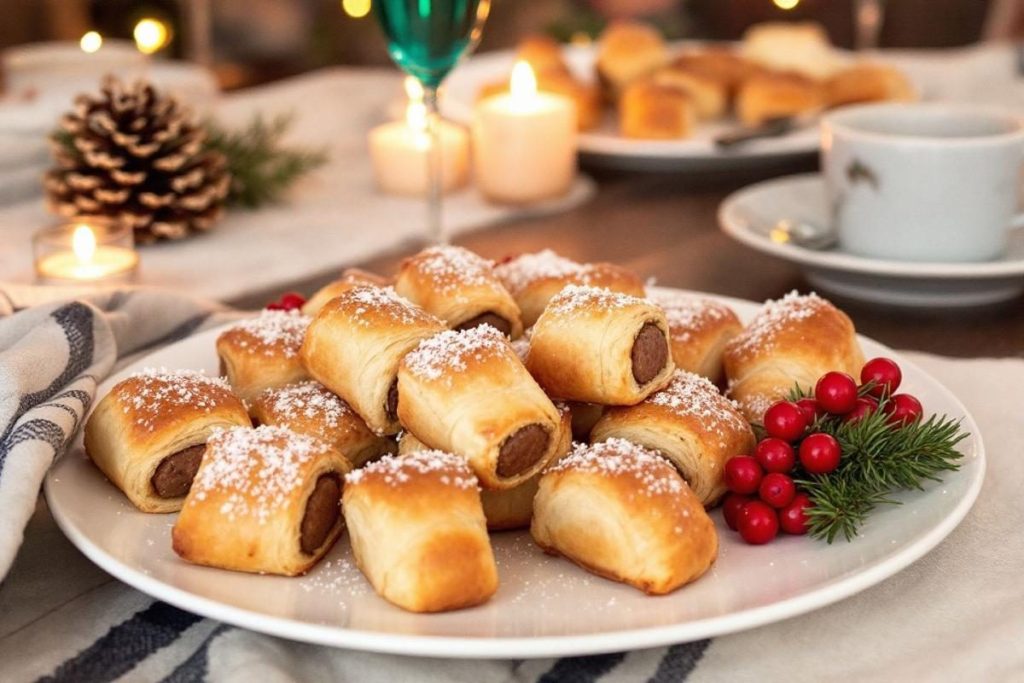 Mon apéro de Noël favori : ces mini-saucisses feuilletées sont mangées par les convives aussitôt servies
