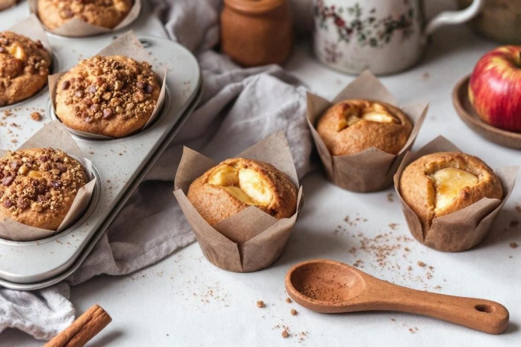 Craquants et fondants : ces muffins aux pommes caramélisées font fondre les gourmands