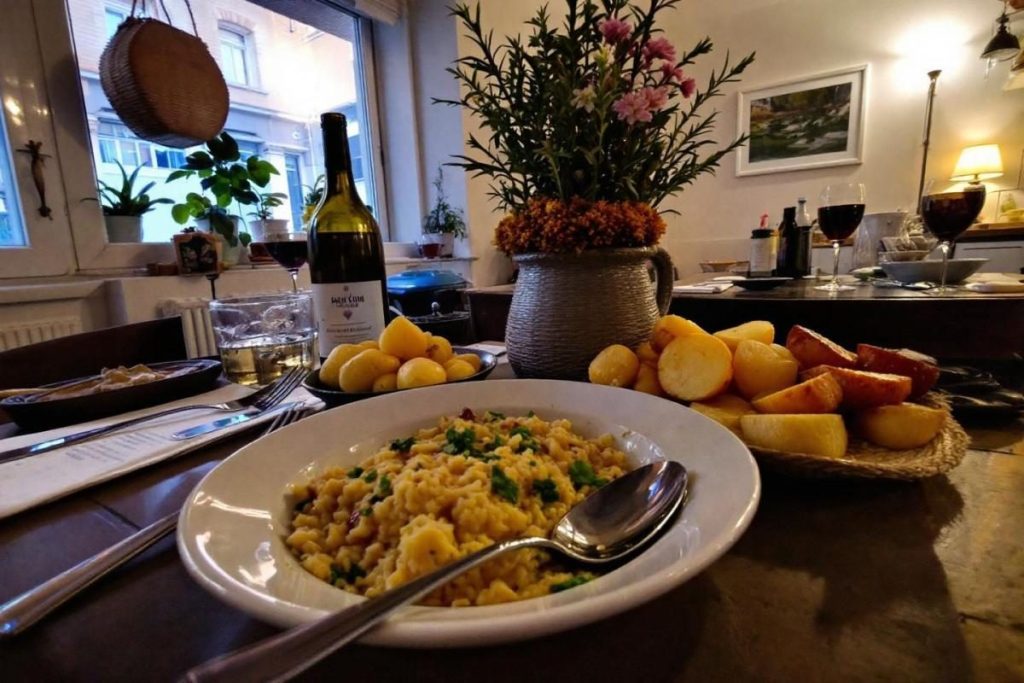 Mon dessert doudou : ce riz au lait aux épices et pommes rôties me réchauffe à chaque cuillère