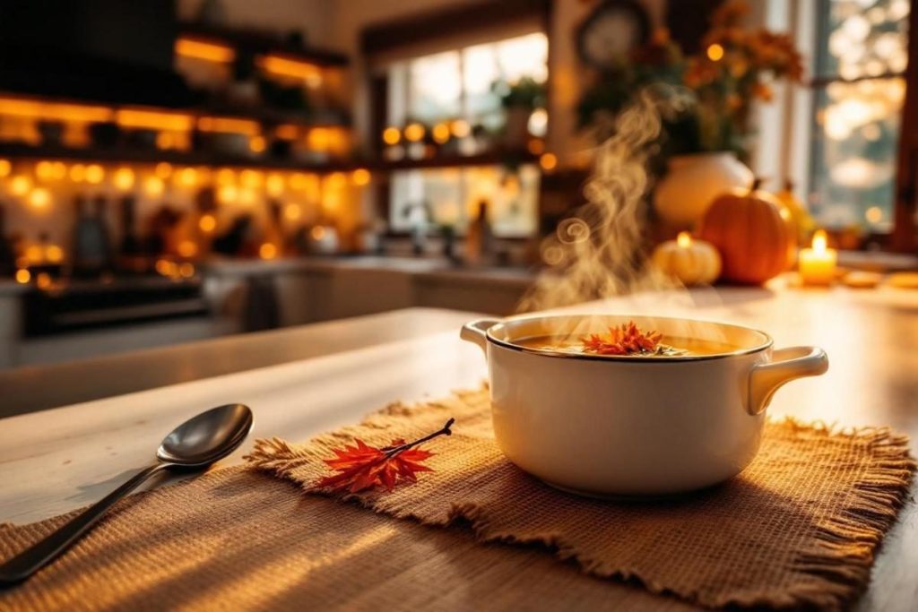 Mon repas réconfortant du soir : cette soupe de potiron a un petit goût de bonheur