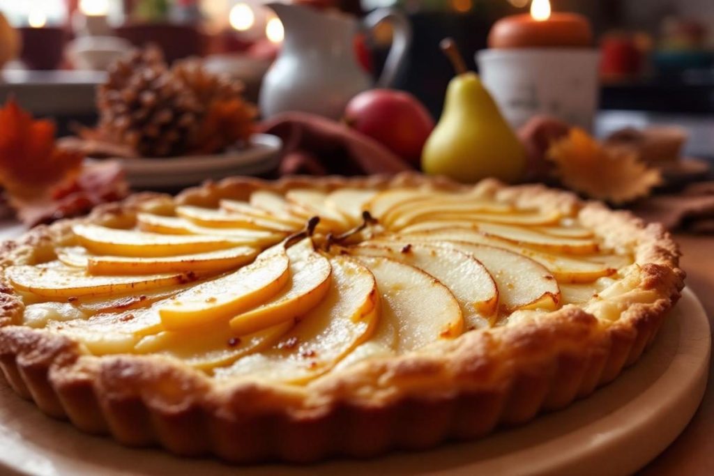 Mon dessert d’automne classique maison : cette tarte aux poires est engloutie par la famille en moins de cinq minutes